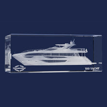 Load image into Gallery viewer, 100 Yacht Crystal Paper Weight