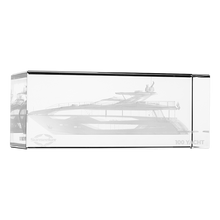 Load image into Gallery viewer, Sunseeker 100 Yacht Crystal Paper Weight
